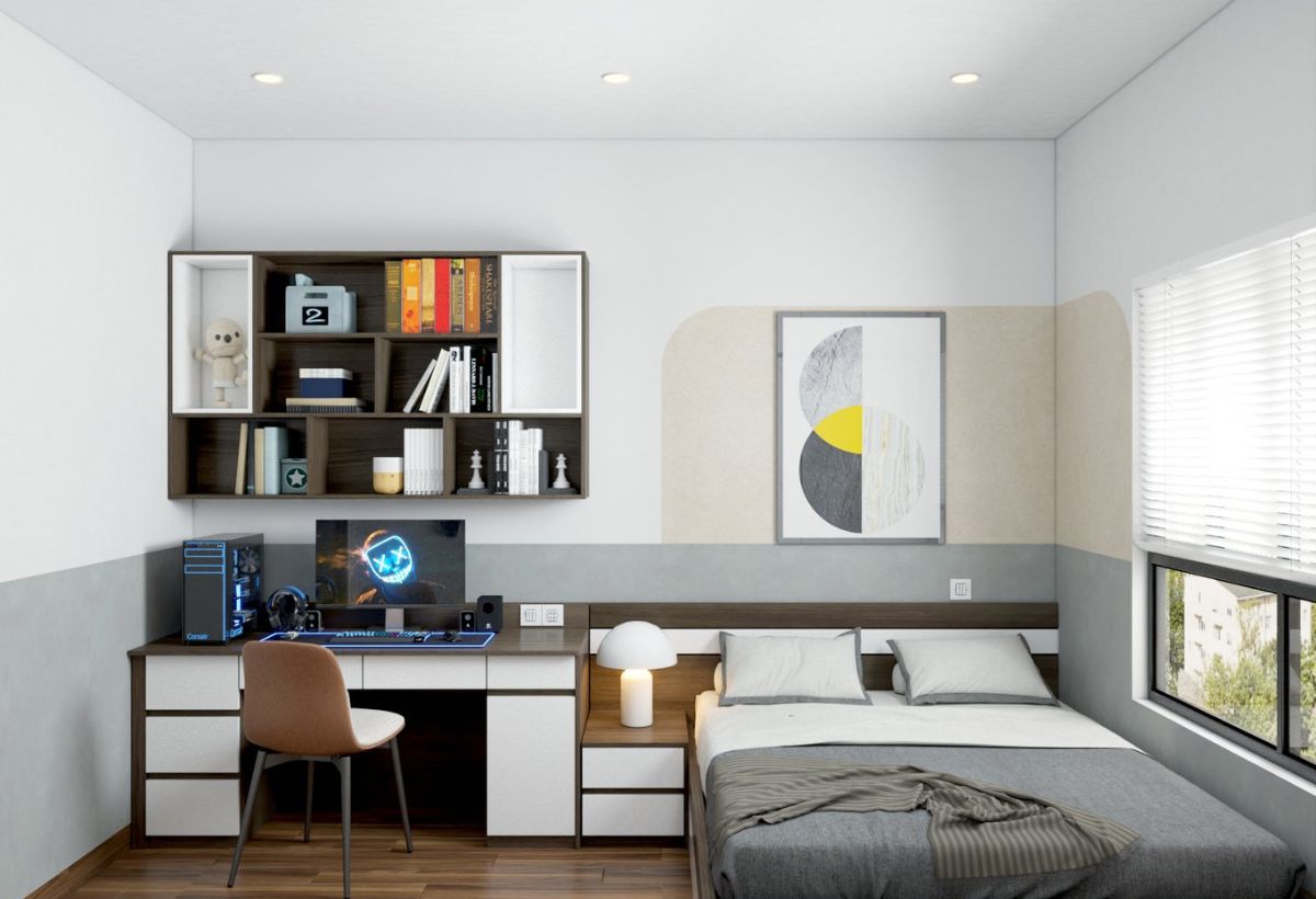 phòng ngủ cho bé trai 15 tuổi