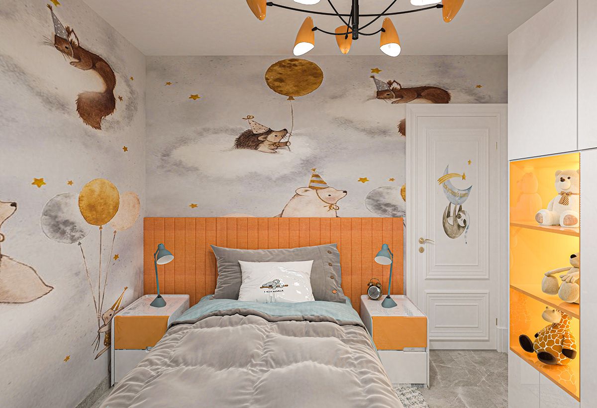 phòng ngủ cho bé trai 15 tuổi