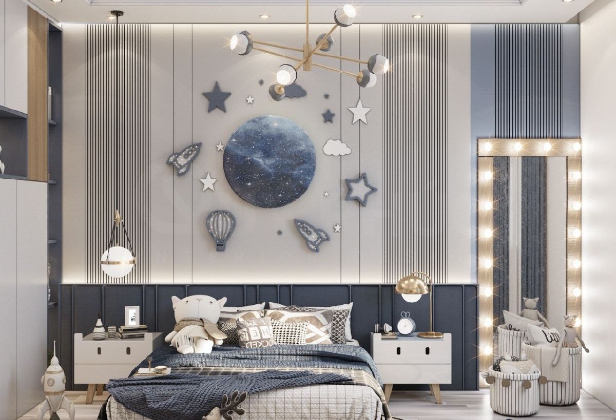 phòng ngủ cho bé trai 15 tuổi