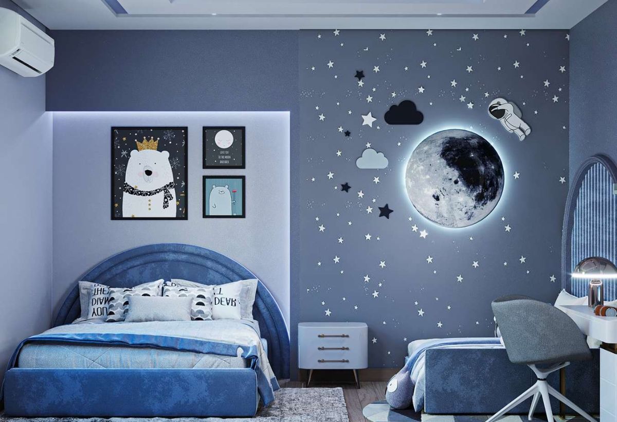 phòng ngủ cho bé trai 15 tuổi