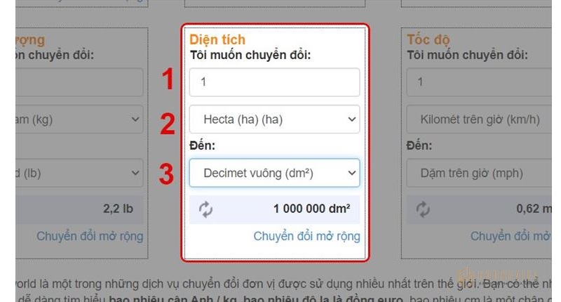 Sử dụng công cụ chuyển đổi online tiện lợi. (Ảnh: Sưu tầm internet)