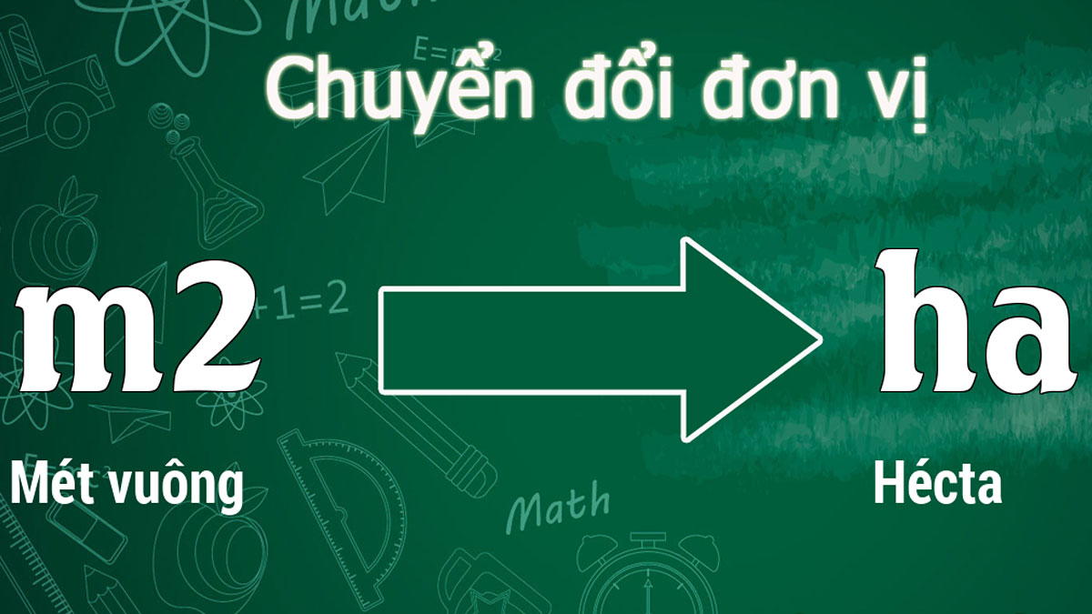 1 ha bằng bao nhiêu km?