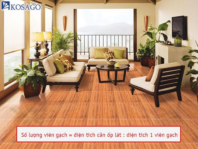 Hướng dẫn cách tính gạch lát nền chính xác nhất