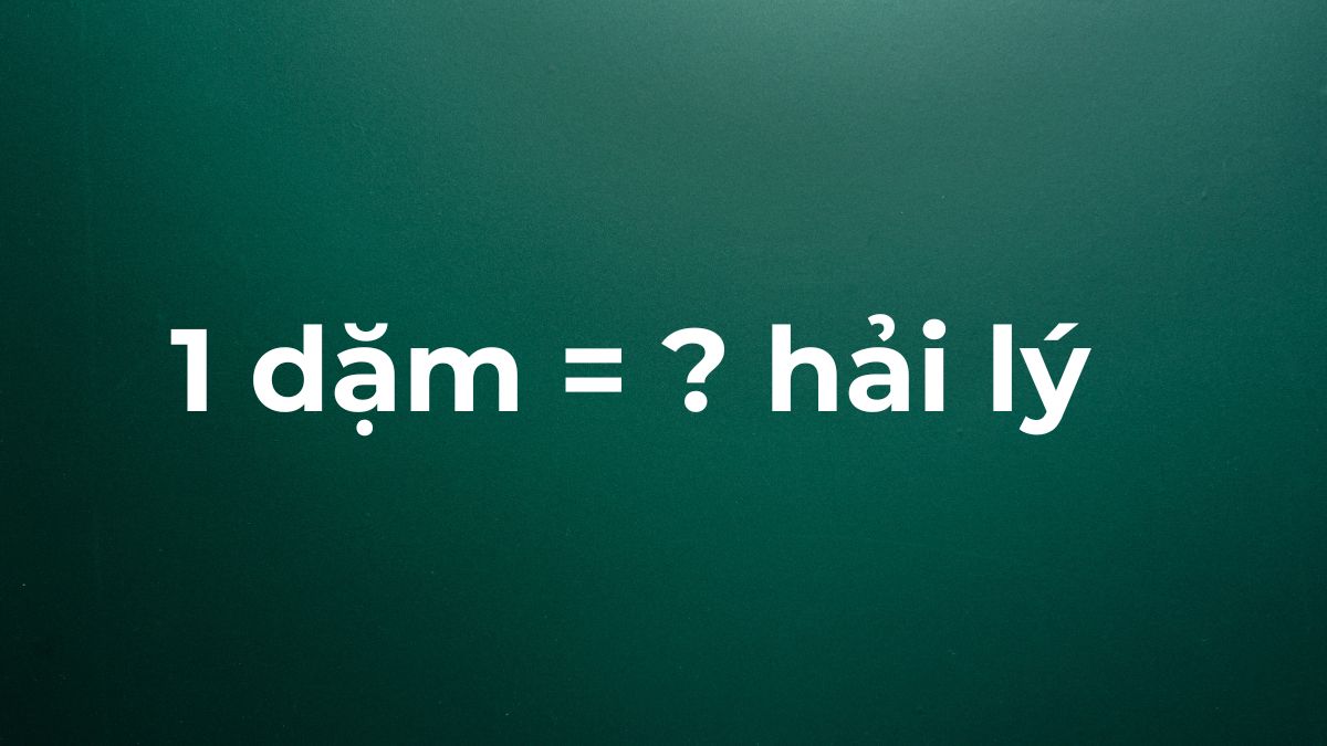 1 dặm bằng bao nhiêu hải lý?