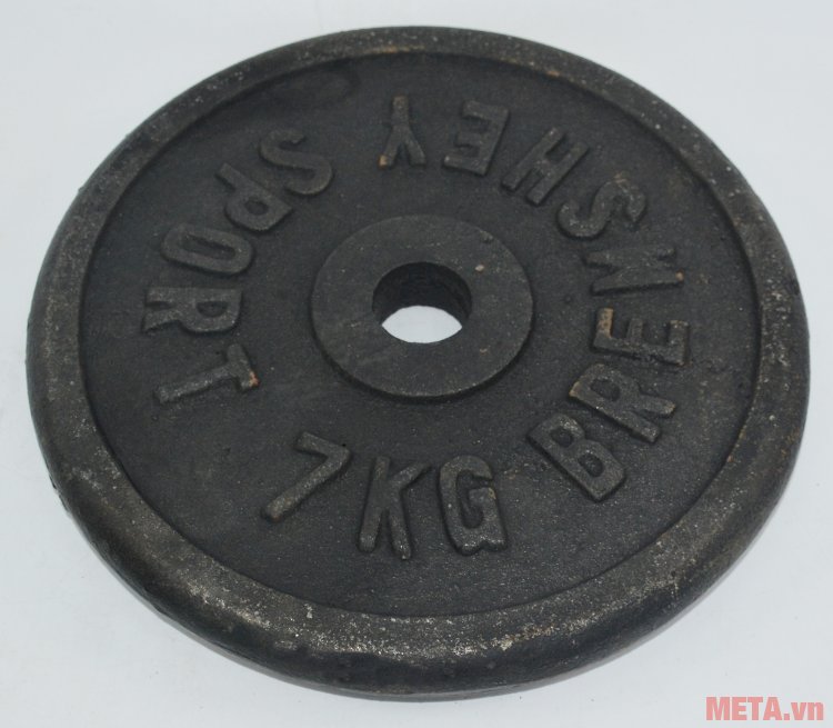 Tạ đĩa 7 kg dùng tập thể hình bài tập đẩy thanh đòn