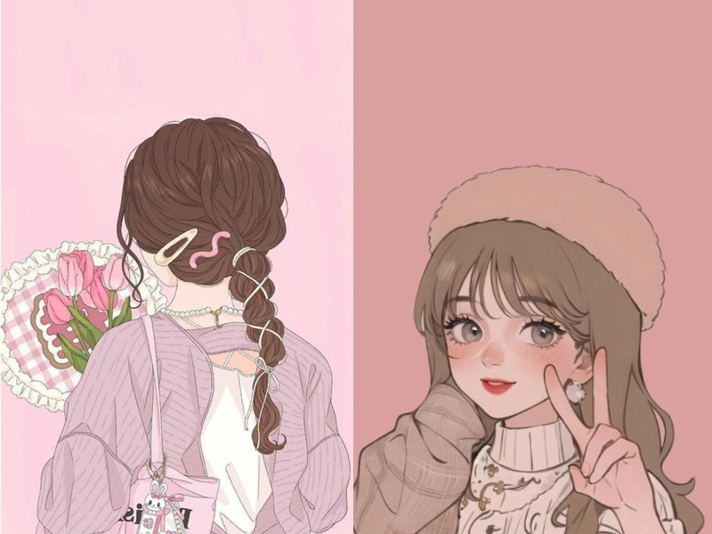 Hình nền màu hồng nữ tính phù hợp cho phong cách nhẹ nhàng