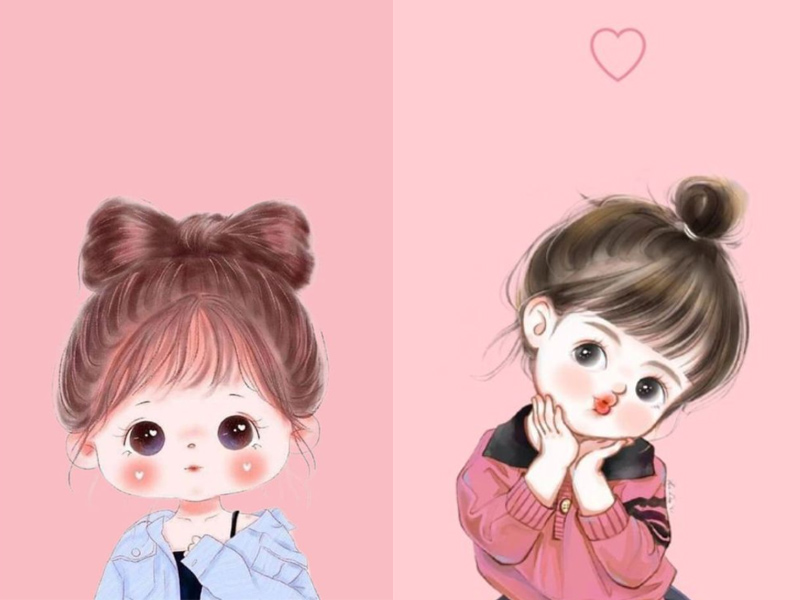 Hình nền màu hồng nữ tính cho điện thoại