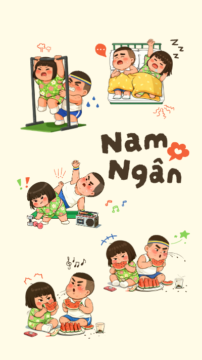 Trọn bộ hình nền cặp đôi dễ thương, ảnh chibi couple lãng mạn được đổi kích thước online, miễn phí