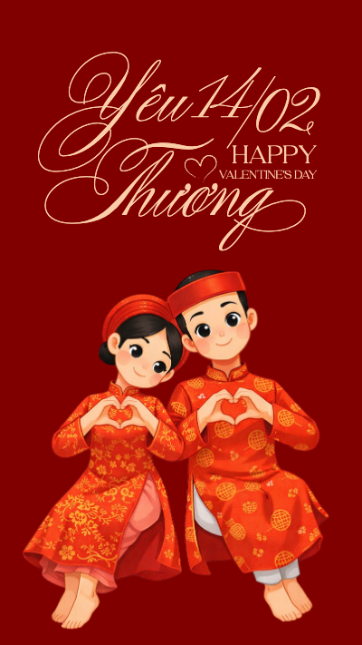 Trọn bộ hình nền cặp đôi dễ thương, ảnh chibi couple lãng mạn được đổi kích thước online, miễn phí