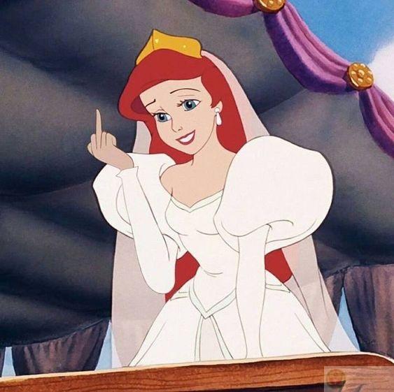 Meme nàng tiên cá công chúa hỗn