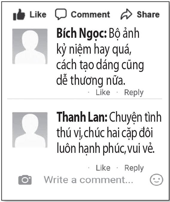 Chuyện thú vị sau bức ảnh cưới 4 người