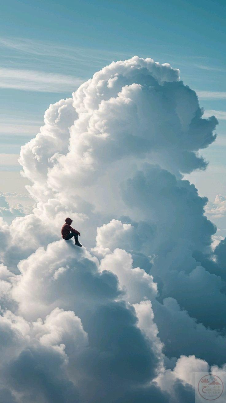 Bầu trời buồn như gương soi cho trái tim lạc lõng