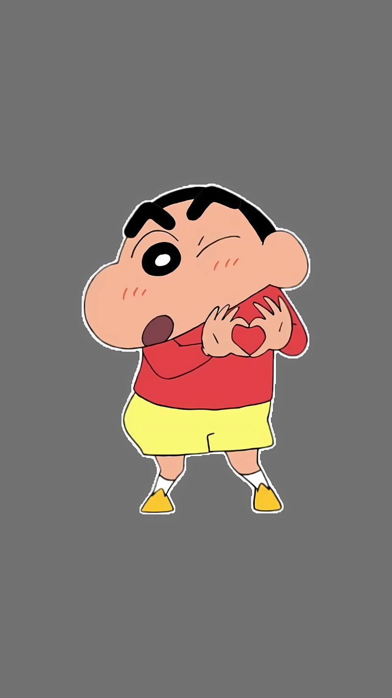 Hình nền cu Shin bựa cho điện thoại