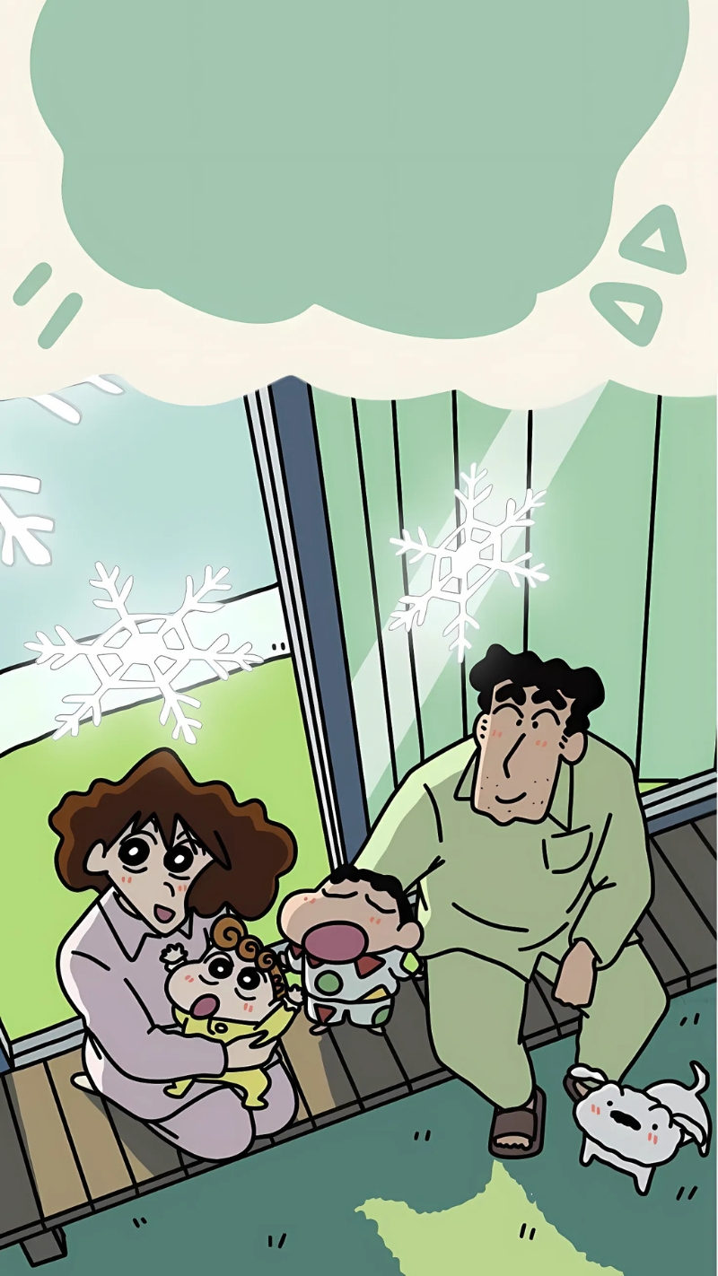 Hình nền Shin và gia đình Shin