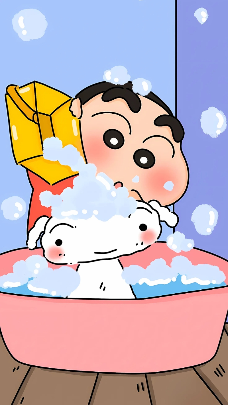 Hình nền điện thoại Shin và Bạch Tuyết