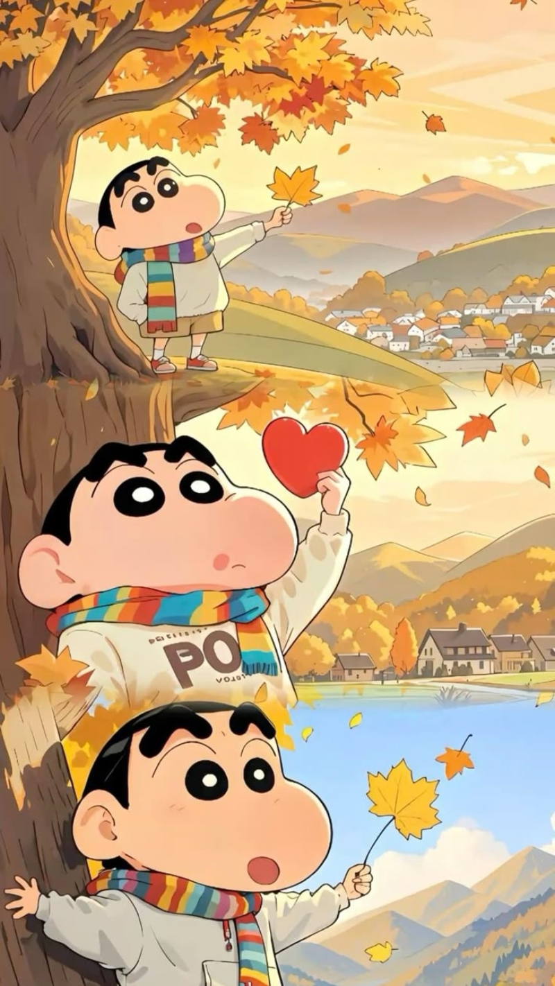 Hình nền điện thoại Shin đáng yêu