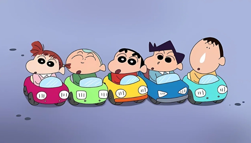 Hình nền hoạt hình Shin và các bạn