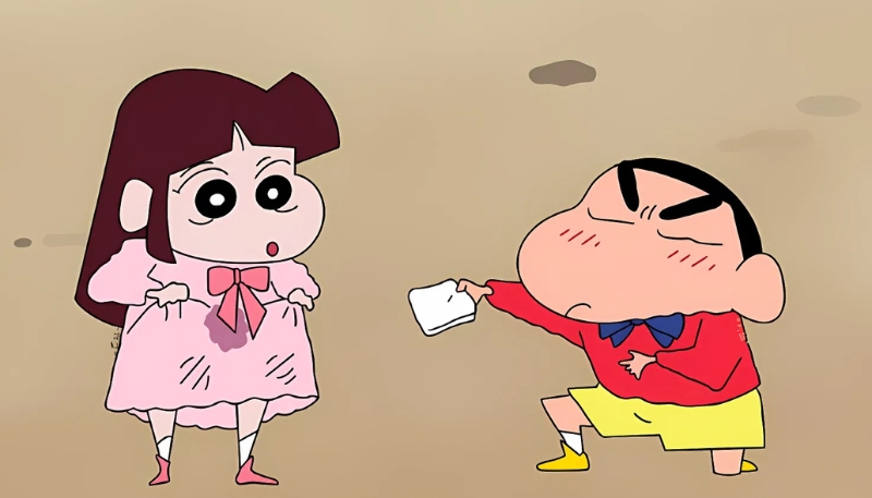 Hình nền Shin Cậu Bé Bút Chì và bạn gái