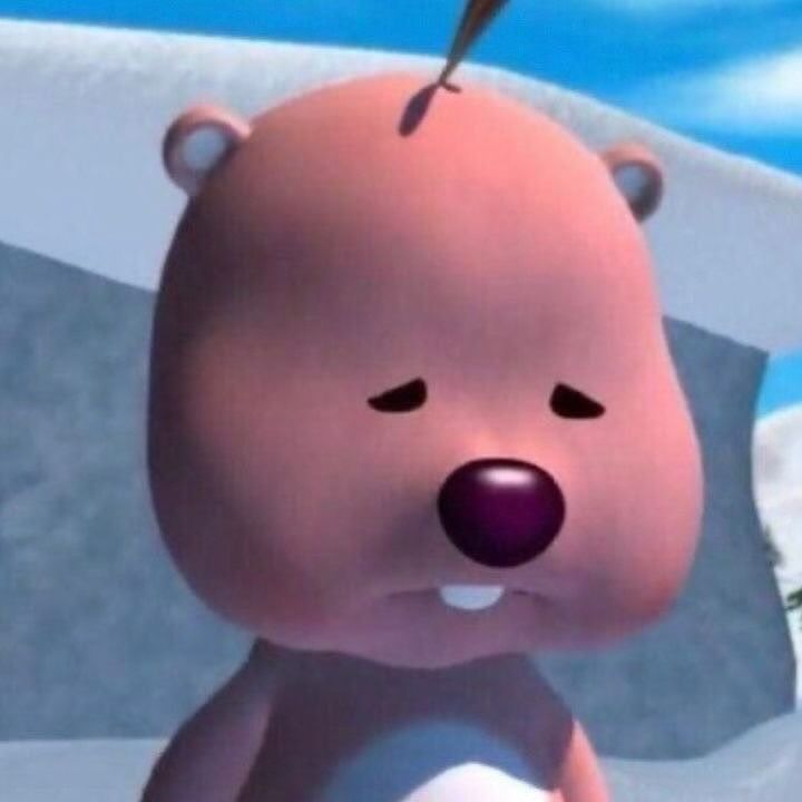 Ảnh meme Loopy cười ngốc cute