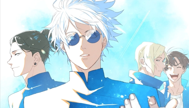 Ảnh bìa Gojo và bạn bè vui tươi cực dễ thương cho PC