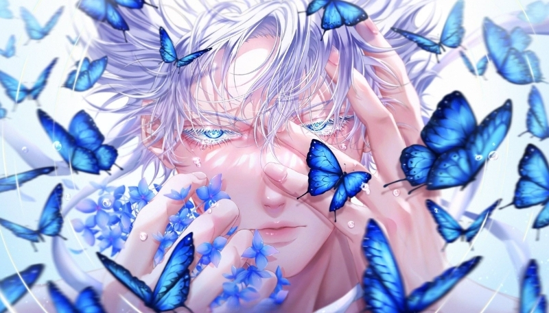 Background Gojo lạnh lẽo cực chất lượng cao cho máy tính