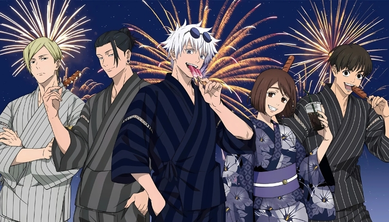 Ảnh nền Gojo đáng yêu dễ thương cực đẹp cho máy tính