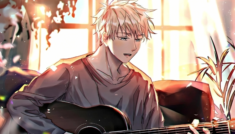 Wallpaper Gojo hài hước bá đạo siêu ngộ nghĩnh cho PC