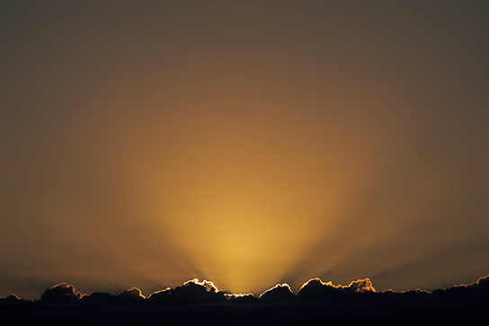 Horizontally tilted image, corrected