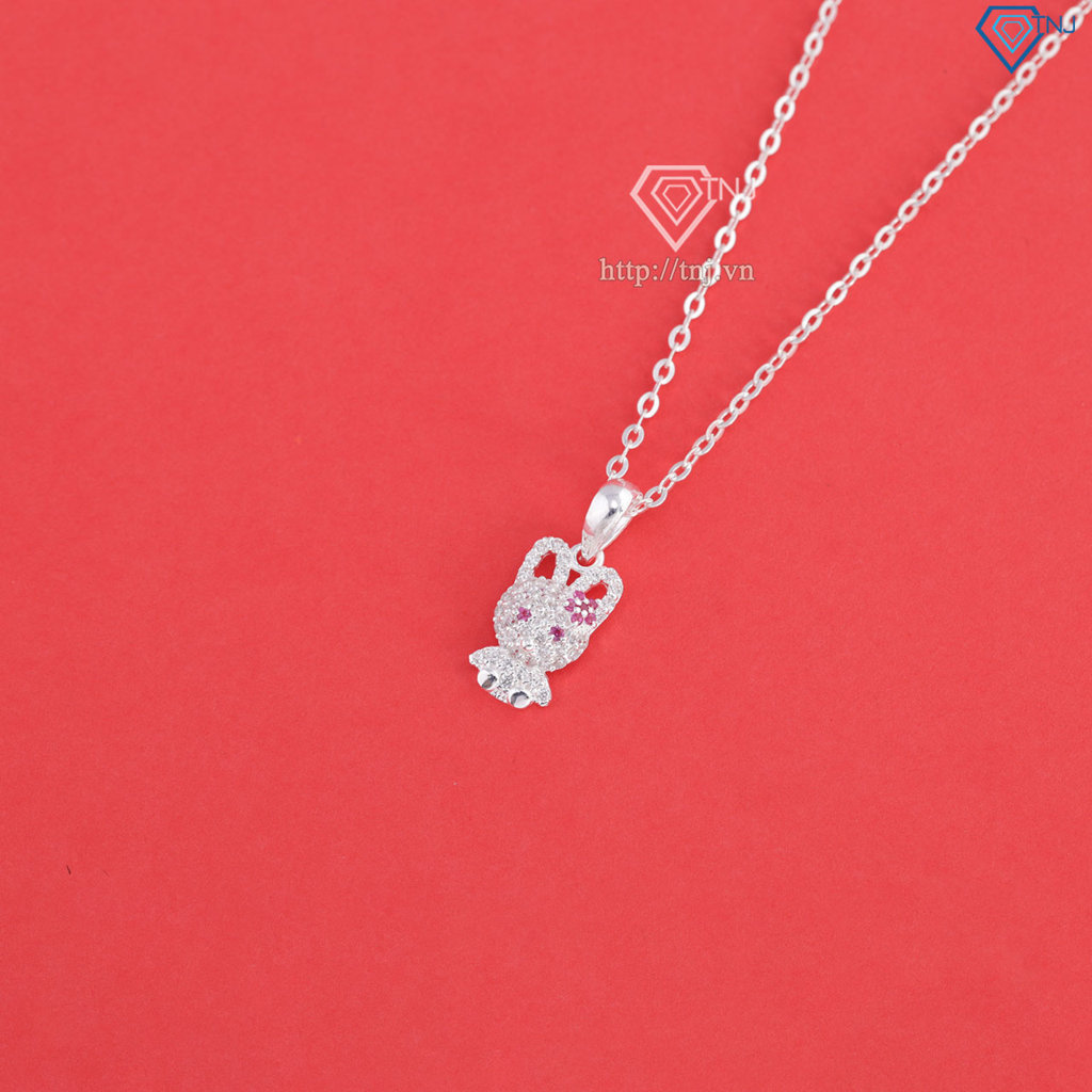 Dây chuyền bạc cho bé hình con thỏ dễ thương DTN0050