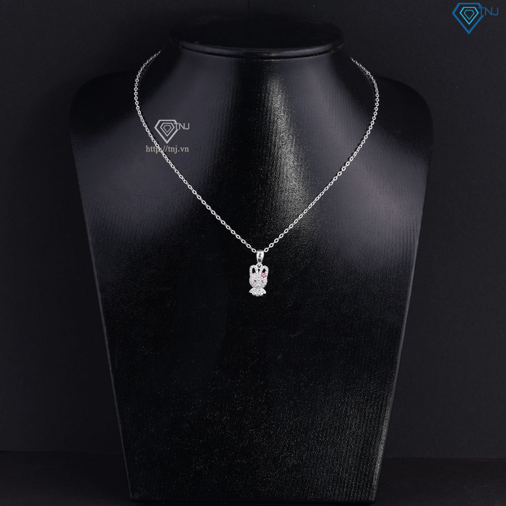 Dây chuyền bạc cho bé hình con thỏ dễ thương DTN0050