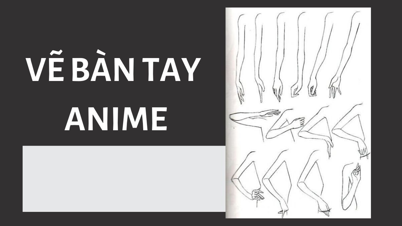 Vẽ bàn tay anime
