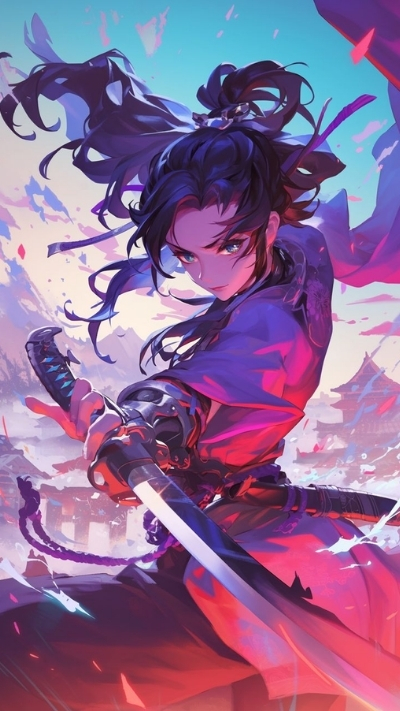 ảnh nền anime nữ ngầu thu hút