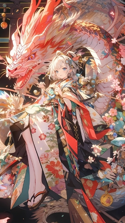 ảnh nền anime nữ cổ trang thơ mộng