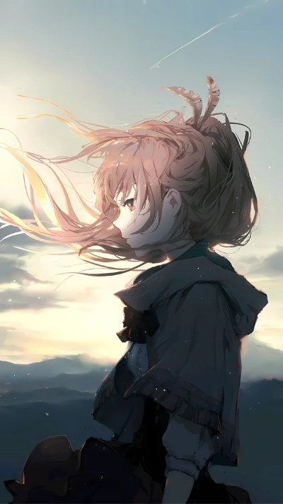 ảnh nền anime nữ buồn u sầu