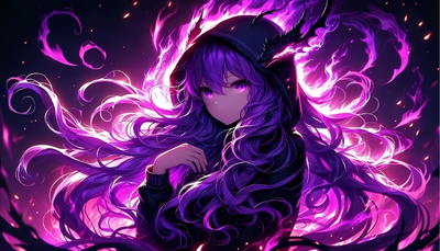 ảnh nền anime nữ ngầu cá tính mạnh