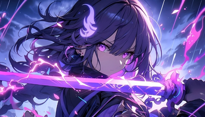 ảnh nền anime nữ ngầu mắt lạnh