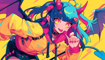 ảnh nền anime nữ ngầu hiện đại