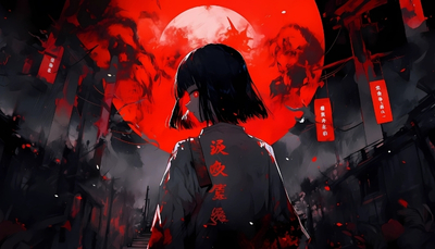 ảnh nền anime nữ cổ trang thú vị