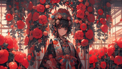 ảnh nền anime nữ cổ trang an nhiên