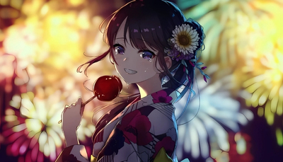 ảnh nền anime nữ cổ trang hiền lành