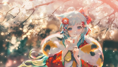 ảnh nền anime nữ cổ trang tinh tế