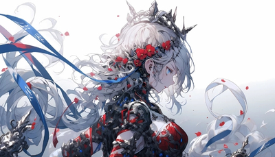 ảnh nền anime nữ cổ trang giàu sang