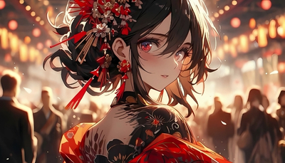 ảnh nền anime nữ cute nữ tính