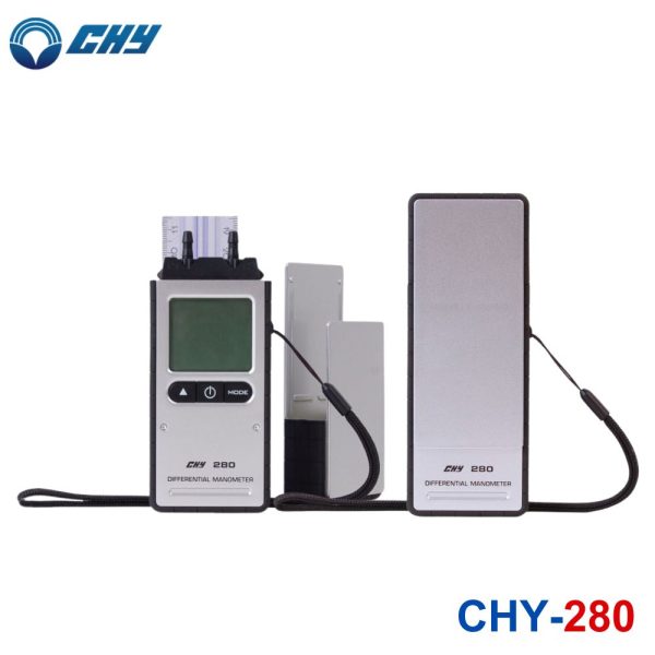 Máy đo áp suất không khí CHY CHY-280, máy đo chênh lệch áp suất CHY 280, CHY 280 Differential Manometer