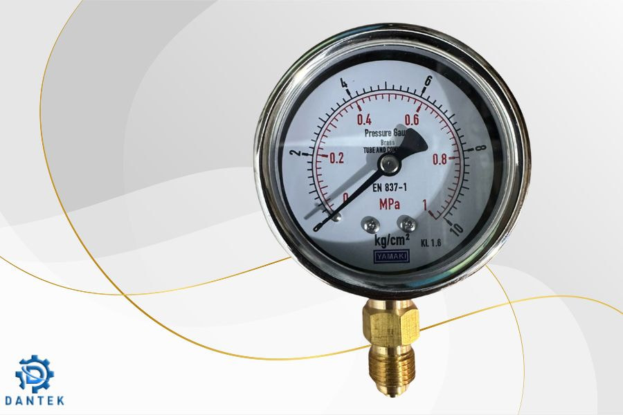 Đồng hồ áp suất 3 kim Trung Quốc