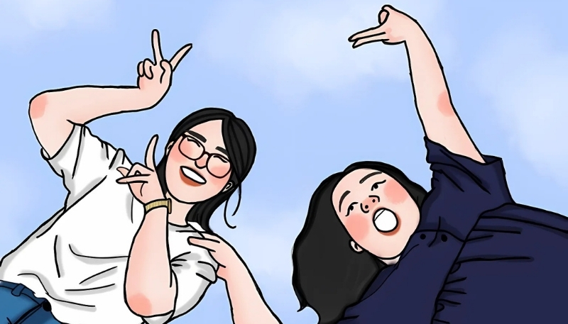 ảnh nền bạn thân lầy lội buồn cười đẹp 4K