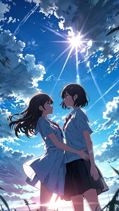 ảnh nền bạn thân xinh xắn ngọt ngào đẹp 4K