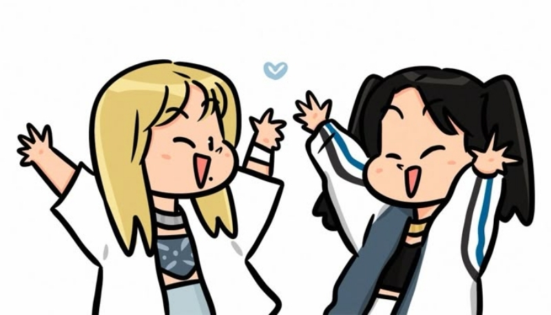 hình nền bạn thân nữ xinh xắn dễ thương full HD