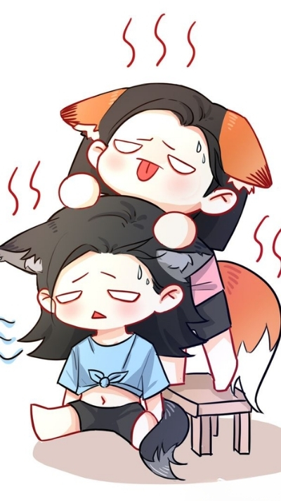 nền bạn thân chibi tươi sáng đẹp 4K