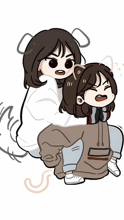 wallpaper bạn thân chibi rực rỡ sắc nét